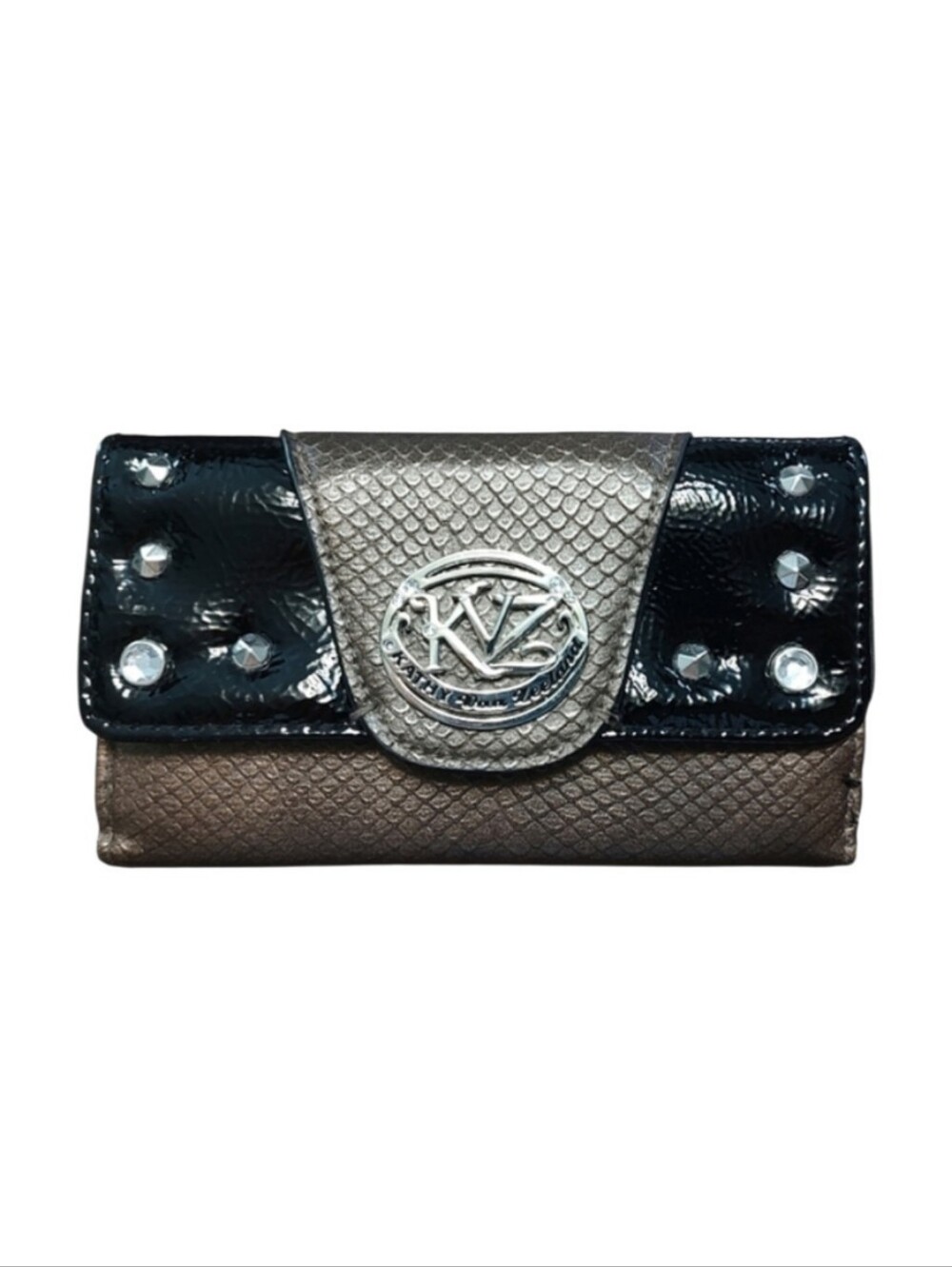 Kathy Van Zeeland Wallet with Rhinestone